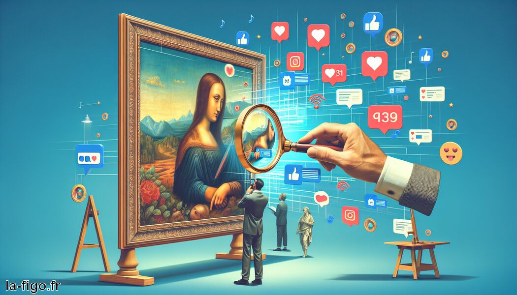 Émergence de nouvelles tendances visuelles   - L'influence des réseaux sociaux sur la perception de l'art